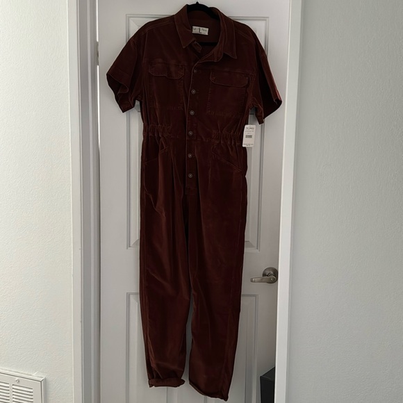 FREE PEOPLE MARCI CORDUROY JUMPSUIT in Gingerbread - Picture 6 of 11